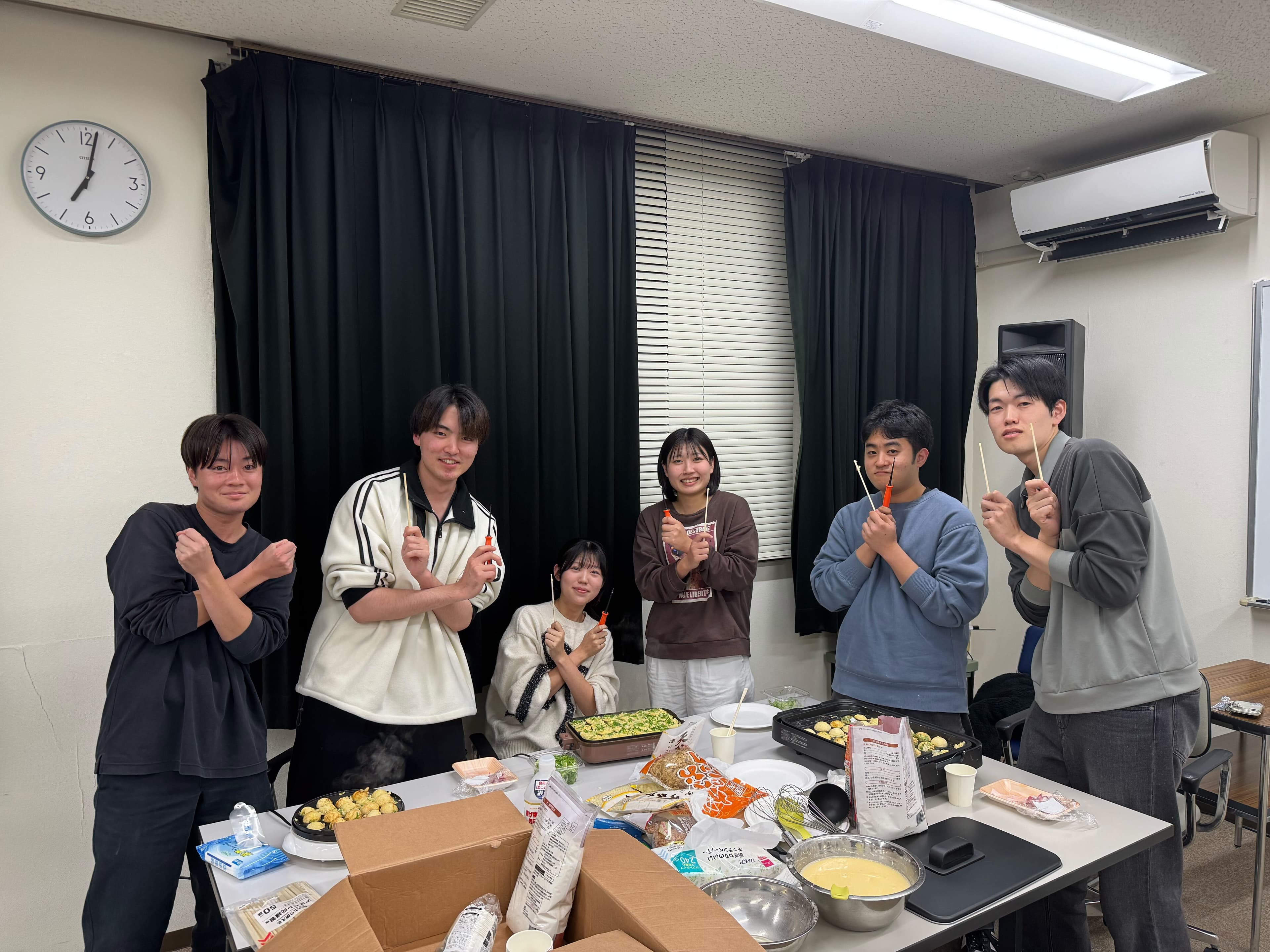 たこ焼きパーティーをしました。